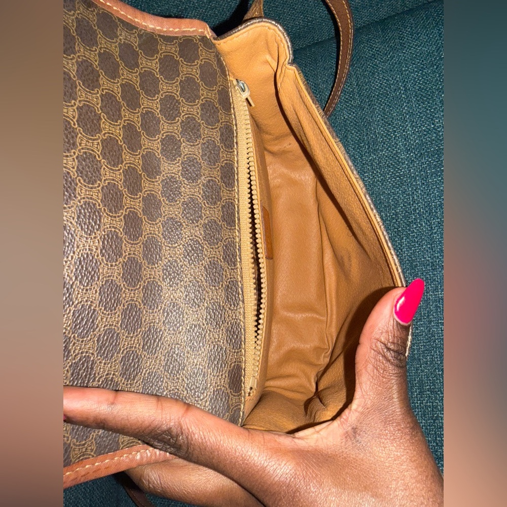 Celine Brown Patterned Crossbody Bag - Picture 6 of 15
